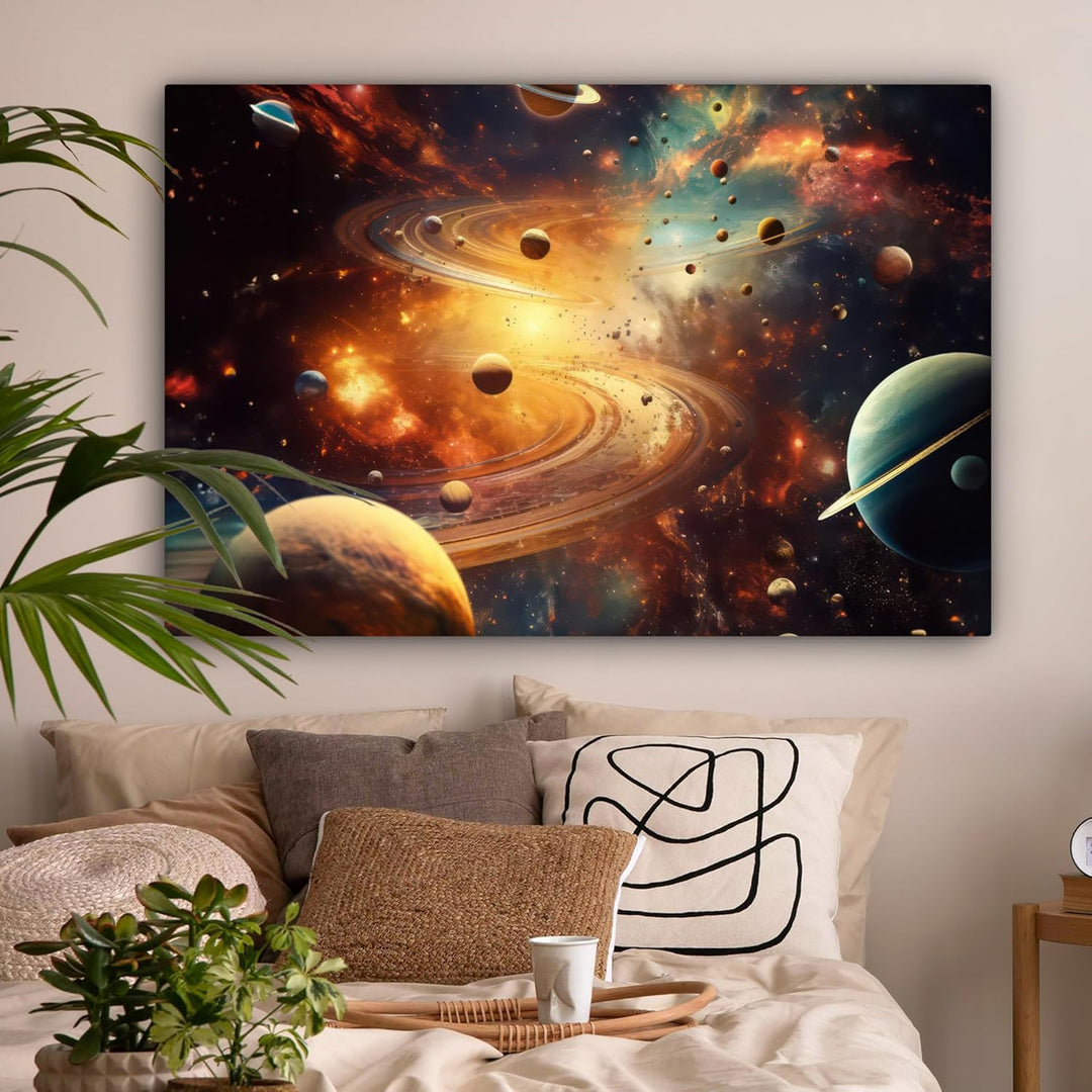 MuchoWow© Leinwandbild Gross 120x80 cm XXL Dekoration Wohnzimmer Bilder Pictures Wall Decoration Liv