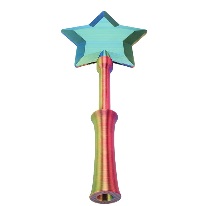 Keenso 3D-Gedruckter Kreditkartenstab PLA Fairy Pay Wand 28 X 15 cm, Ausziehbar auf 36 cm Stern Kont