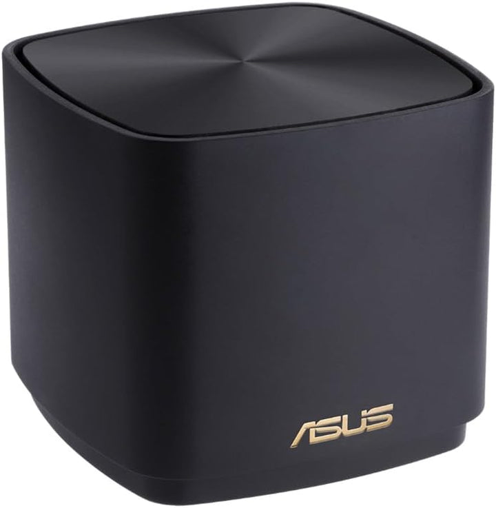 ASUS ZenWiFi AX Mini (XD4) AX1800 2er Set Schwarz kombinierbarer Router (2in1 Mesh Zugangspunkte-Set