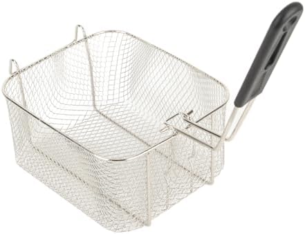 Frittierkorb mit Langem Griff, Elektrischer Frittierkorb aus Metallgeflecht für den Gewerblichen Geb