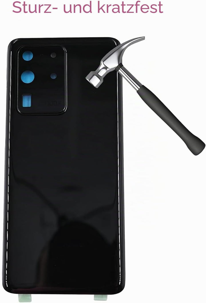 Galaxy S21 Ultra Back Cover Glas Ersatz + Gratis Reparaturwerkzeug für Galaxy S21 Ultra 5G G998U Geh