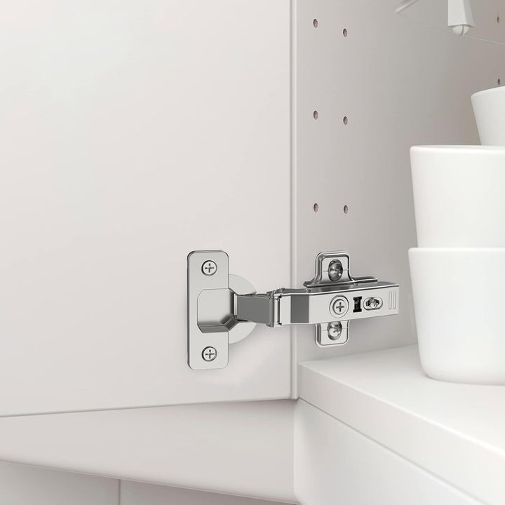 FURNIWARE 10 Stück Schrankscharniere, Öffnungswinkel 110° mit Hydraulisch Feder Perfekte Softclose K
