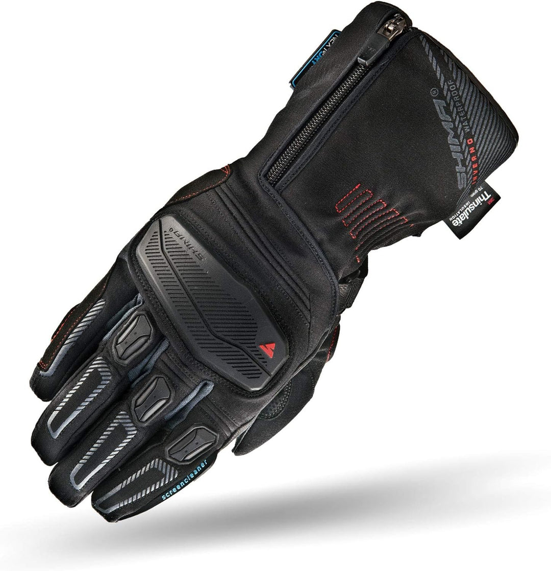 SHIMA Inverno Motorradhandschuhe Herren - Ganzjährig, wasserdichte, Touchscreen, Isolierte Handschuh