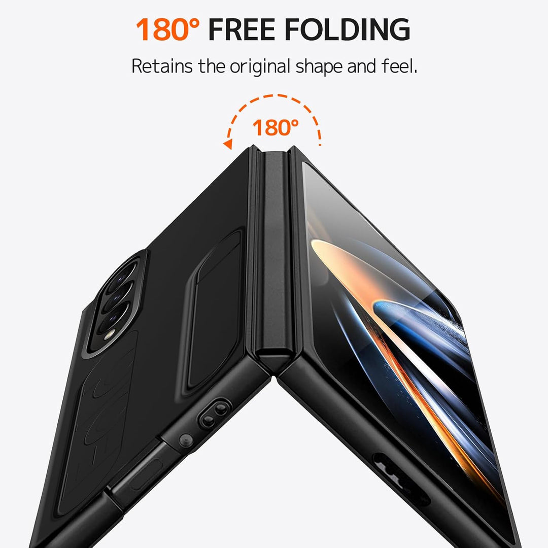 NINKI Kompatibel mit Samsung Galaxy Z Fold 3 Hülle mit Armband Samsung z fold 3 Handyhülle mit Ständ