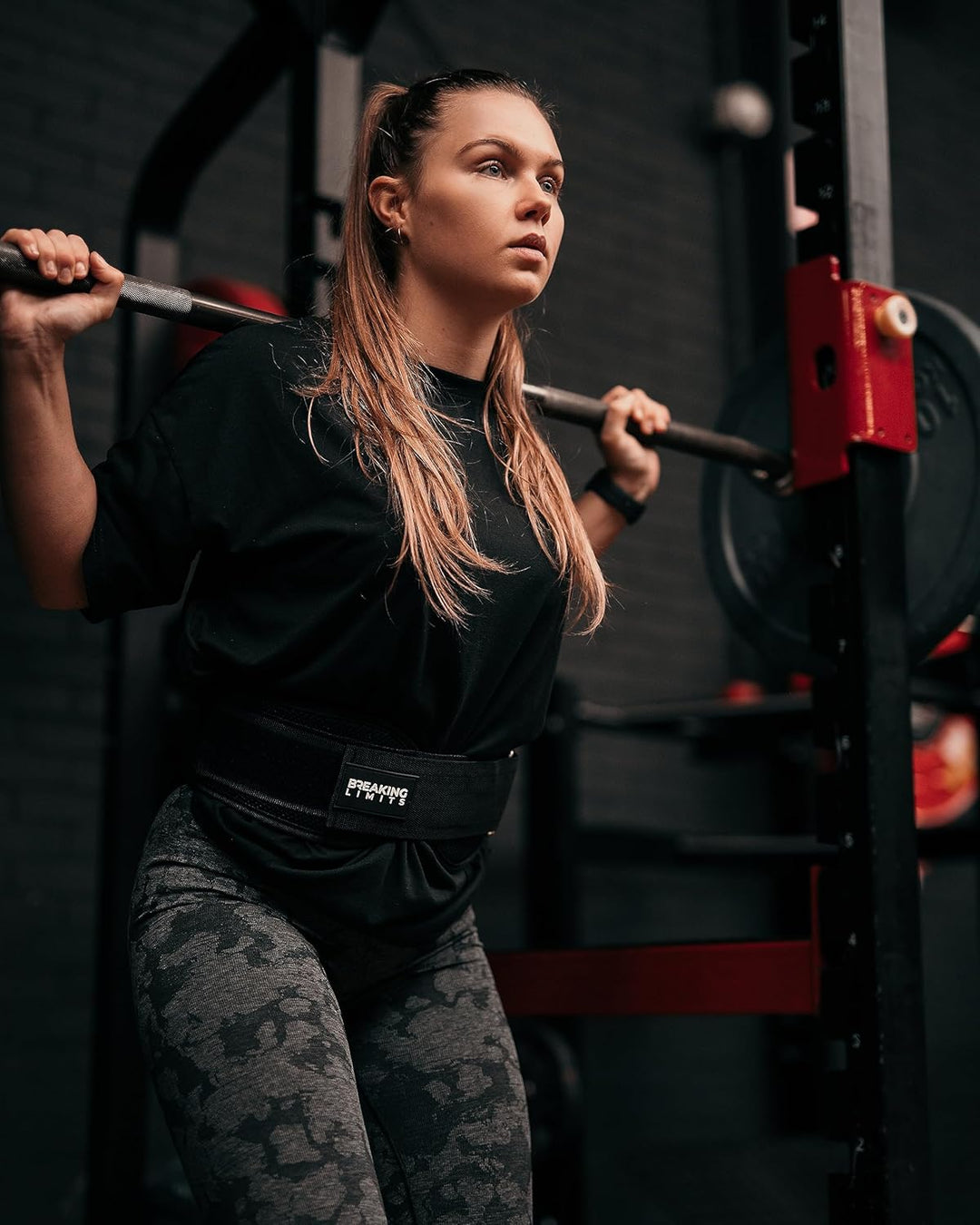 BREAKING LIMITS Gewichthebergürtel Herren & Damen - Gewichtsgürtel für Krafttraining & Gewichtheben,