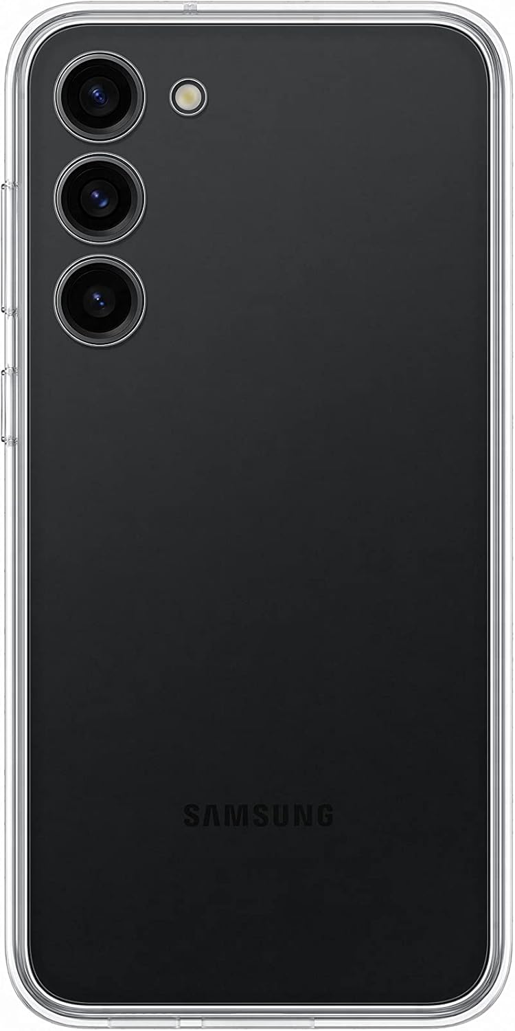 Samsung Frame Smartphone Case EF-MS916 für Galaxy S23+, Handy-Hülle, Durchsichtig, Kratzfest, Rahmen