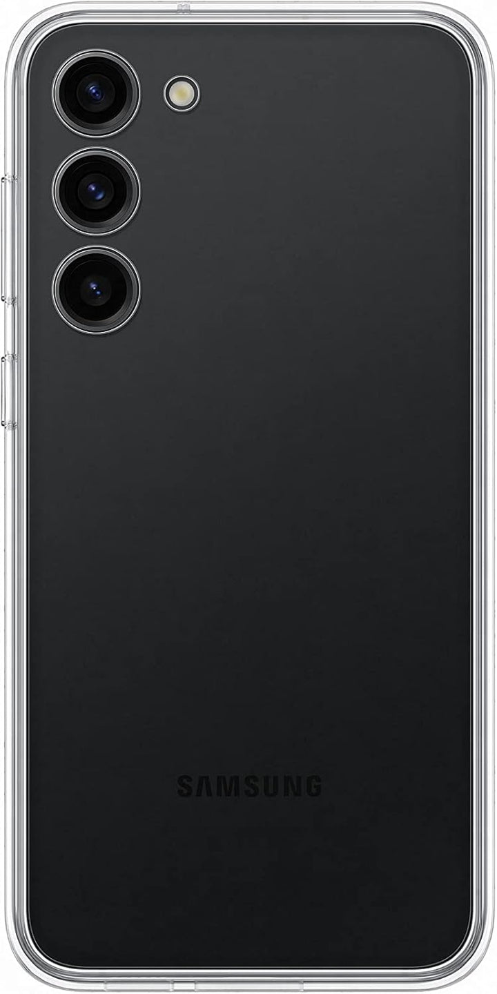 Samsung Frame Smartphone Case EF-MS916 für Galaxy S23+, Handy-Hülle, Durchsichtig, Kratzfest, Rahmen
