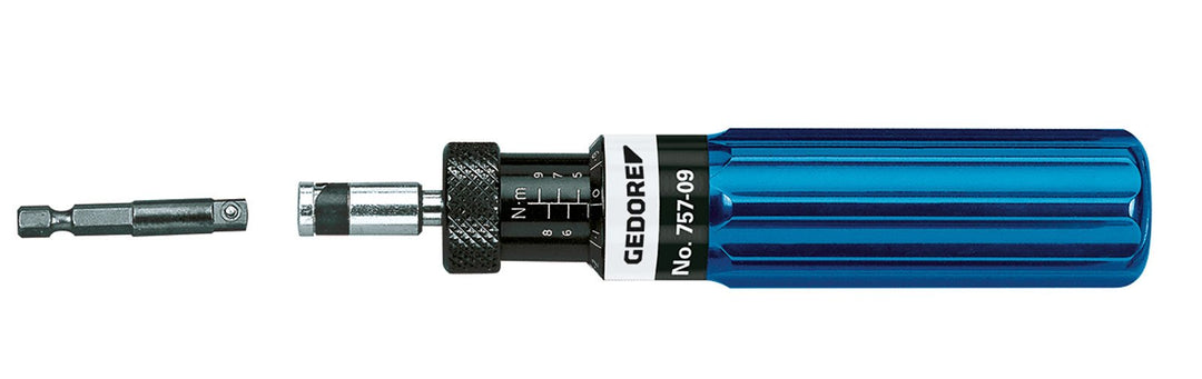 GEDORE Drehmomentschrauber S 1/4 Zoll 4-9 Nm, 1 Stück, 757-09 1/4" 4-9 Nm, 1/4" 4-9 Nm