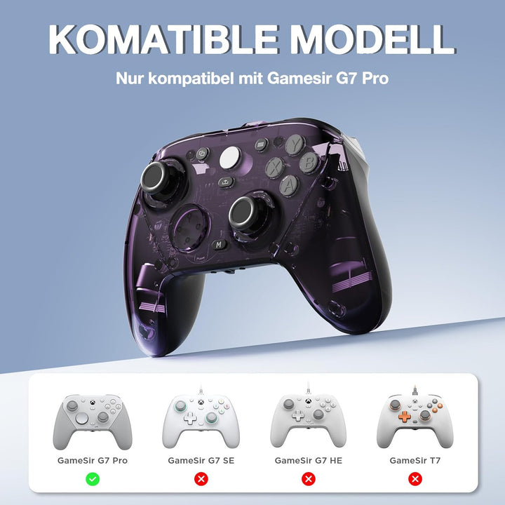 Kompatibel mit GameSir G7 Pro – magnetische Panel-Zubehörteile für Spielkonsole, aus hochwertigem PC