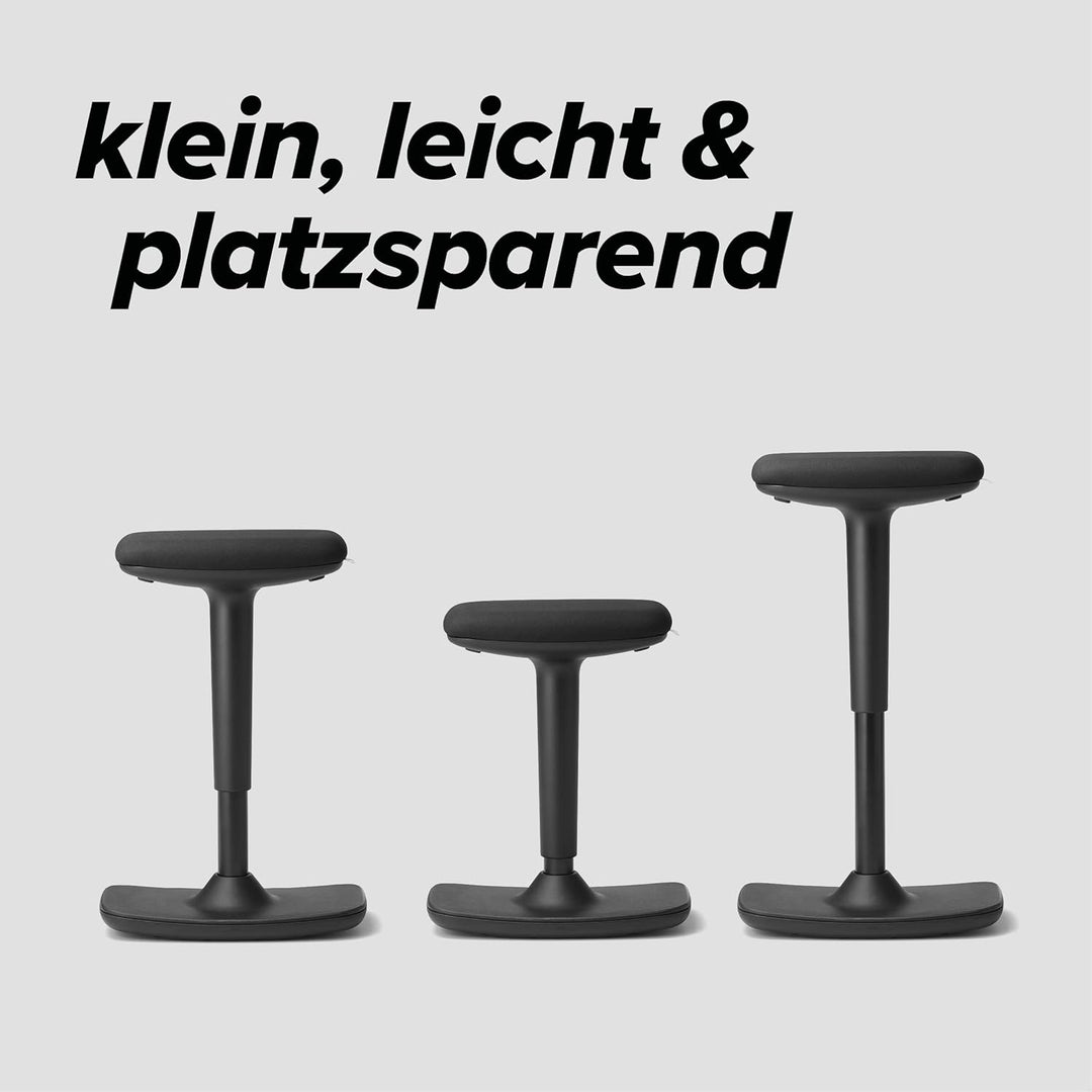 TREND OFFICE to-Swift, Bürohocker, Stehsitz, Stehhilfe, Sitzhocker mit Wippfunktion ergonomisch und