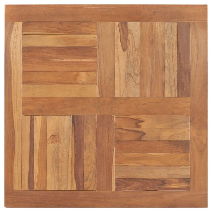 BADJAS Tischplatte Massivholz Teak Quadratisch Schreibtischplatte, DIY Stabile Esstisch, Schreibtisc