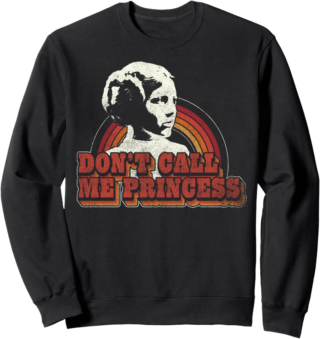 Star Wars Princess Leia Don't Call Me Princess Retro Lines Sweatshirt