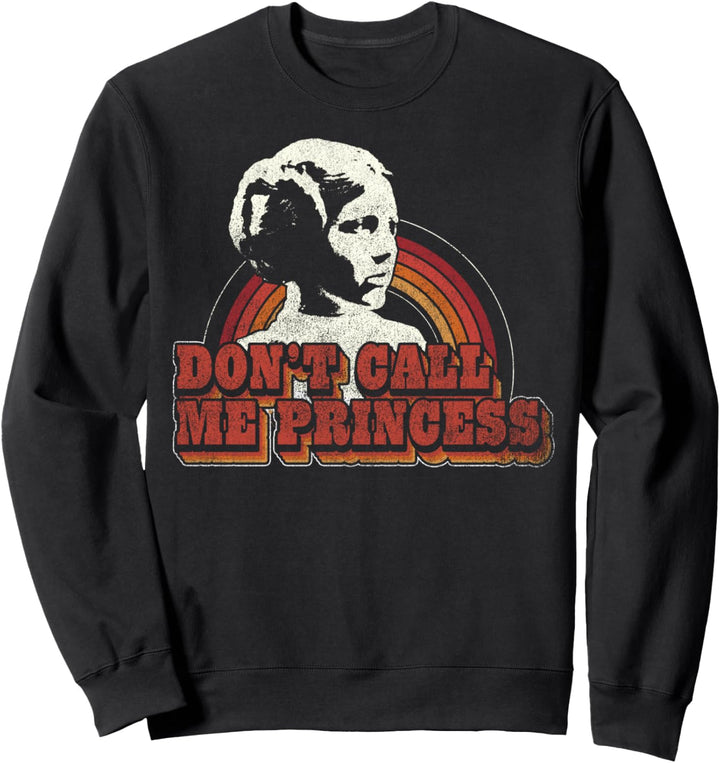 Star Wars Princess Leia Don't Call Me Princess Retro Lines Sweatshirt