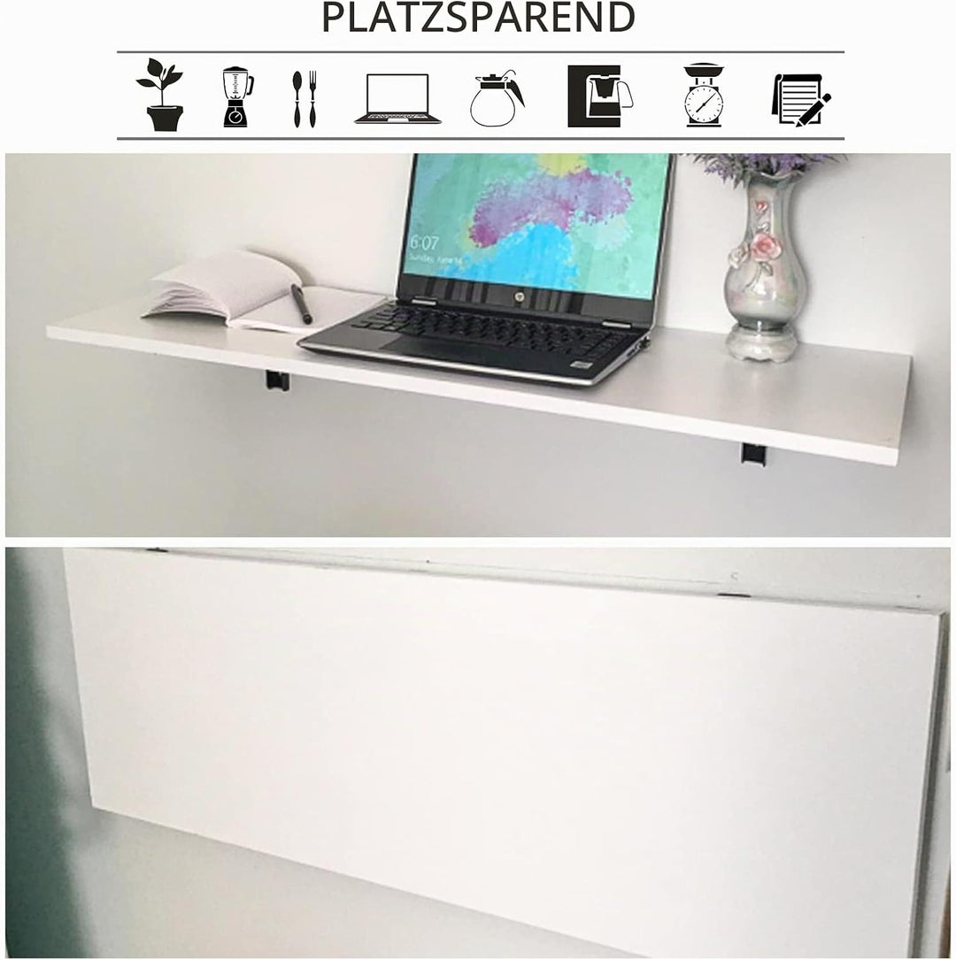 YUMORE Klappkonsole Schwerlast 500mm Regalträger Klappbar Schwarz - 2 Stück Metall Klappkonsolen Wan