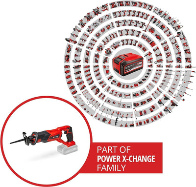 Einhell TE-AP 18 Li-Solo Akku-Universalsäge, 18 V Systemakku (2.600 1/min max. Hubzahl, 100mm max. S