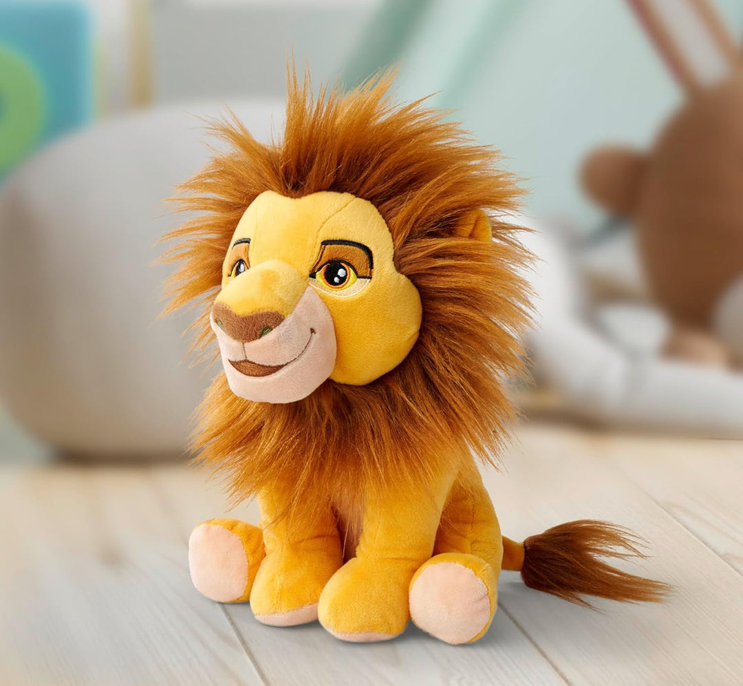 Disney Lion King, 30 Jahre König der Löwen, Mufasa, 25cm Plüschtier, ab den ersten Lebensmonaten gee