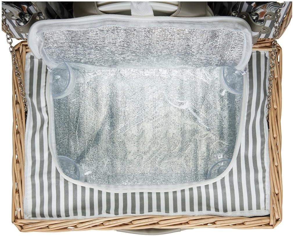 Picknickkorb, 18 l, Holz – SEP144