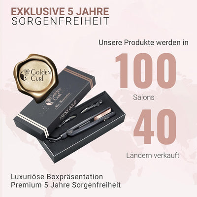 Glätteisen Locken und Glätten Haarglätter - 5 Jahre sorgenfreie Benutzung - Haar Styling Hair Straig