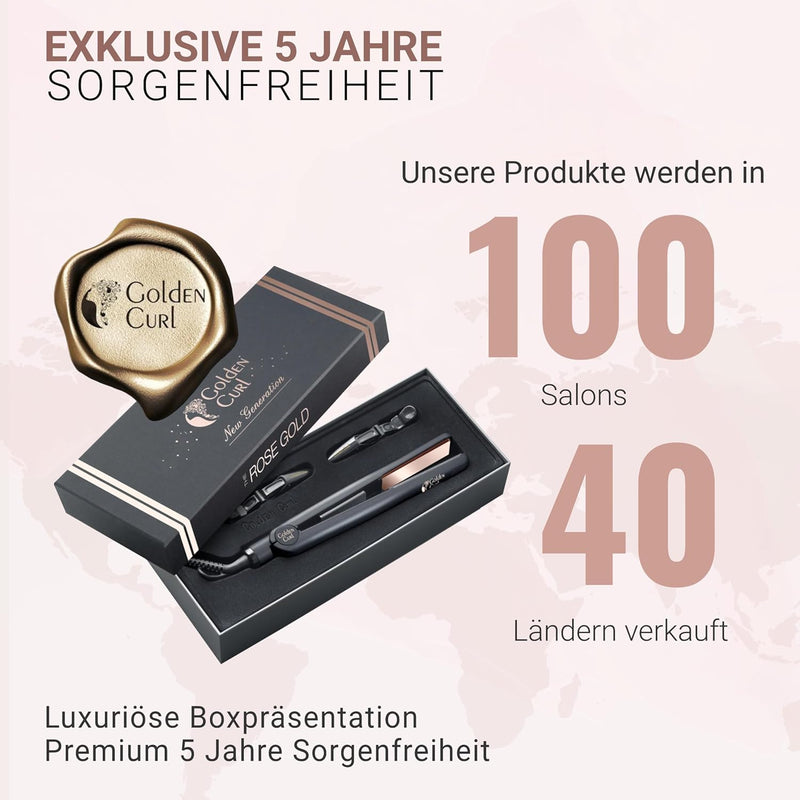 Glätteisen Locken und Glätten Haarglätter - 5 Jahre sorgenfreie Benutzung - Haar Styling Hair Straig
