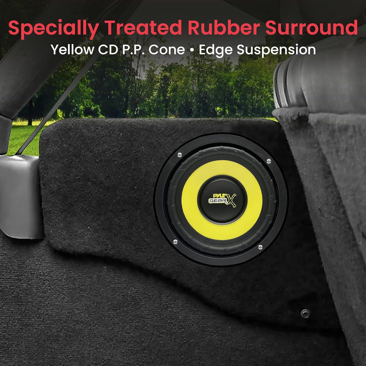 Pyle Auto Subwoofer 5" – 200W 4 Ohm Lautsprecher mit 30oz Magnet Hochtemperatur-Schwingspule, 2,32"