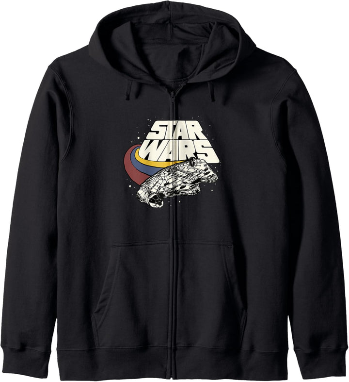 Star Wars Falcon Ship Three Stripes Kapuzenjacke