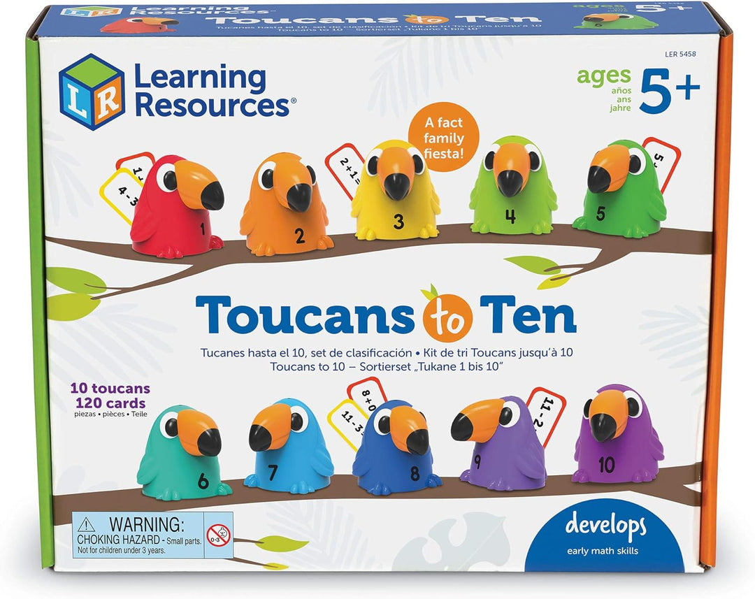 Learning Resources Tukane 1 bis 10, Tukane