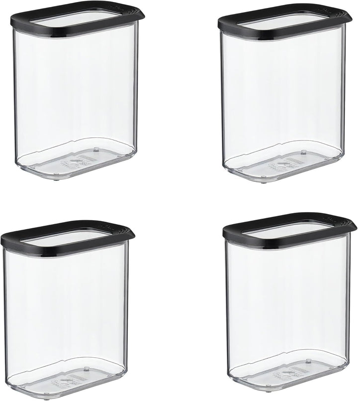 Mepal | 4-tlg Vorratsdosen Spar-Set | Modula 1500 ml | Vorratsdose Frischhaltedose | ideal für die A