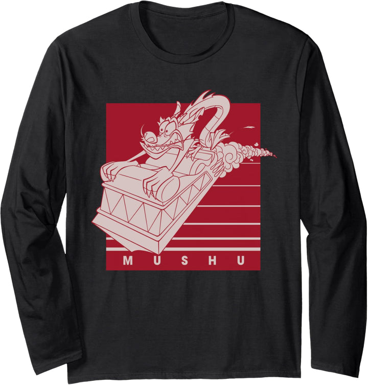 Disney Mulan Mushu Dragon Skyrocket Langarmshirt