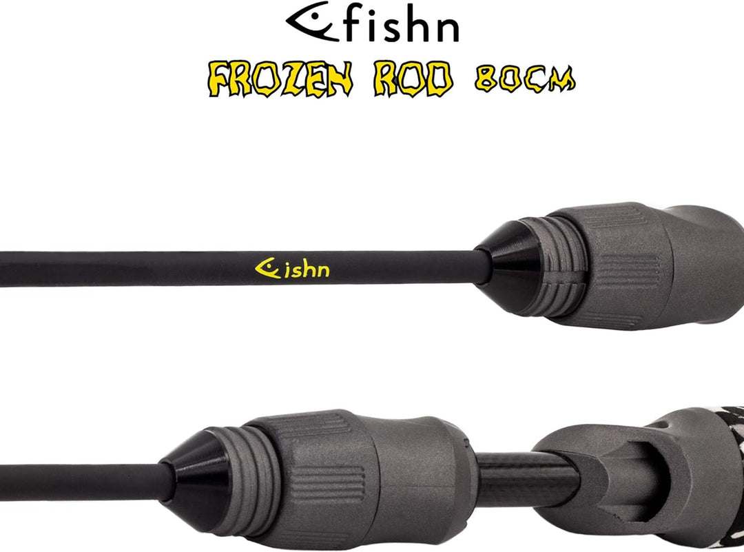 FISHN FROZEN Eisangel – Eisrute – Eisangelrute – Länge: 80cm – hohe Belastbarkeit – handlich und lei