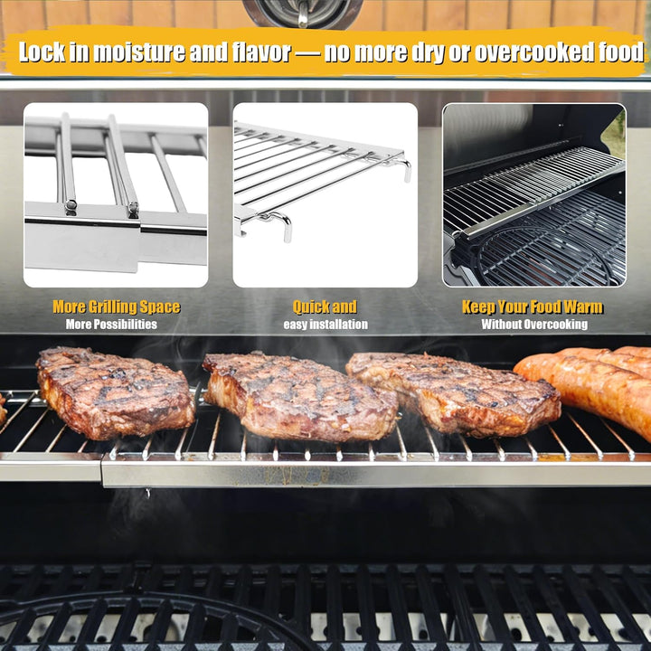 GFTIME 50-89cm Universal Warmhalterost Verstellbar für Enders Kansas II Pro, Burnhard, RÖSLE VIDERO,