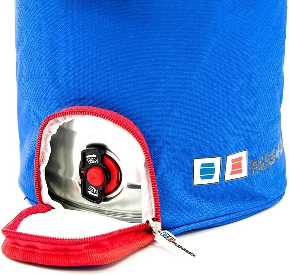 Brauen.de Kühltasche für 5 Liter Partyfass zum Zapfen auch über Zapfanlage - Partyfässer kühlen mit