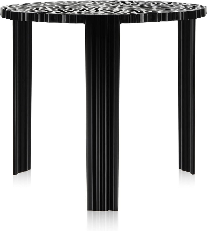 Kartell 08502NE T-Table Möbel, schwarz, 50 x 50 x 44 cm H. 44 cm Nero, H. 44 cm Nero