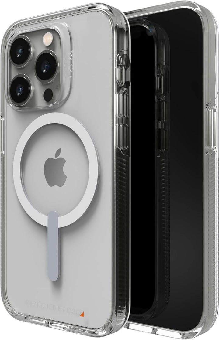 Gear4 ZAGG Crystal Palace Snap Case - Clear iPhone Case, D30 Drop Protection (13ft/4m), Anti-Vergilb
