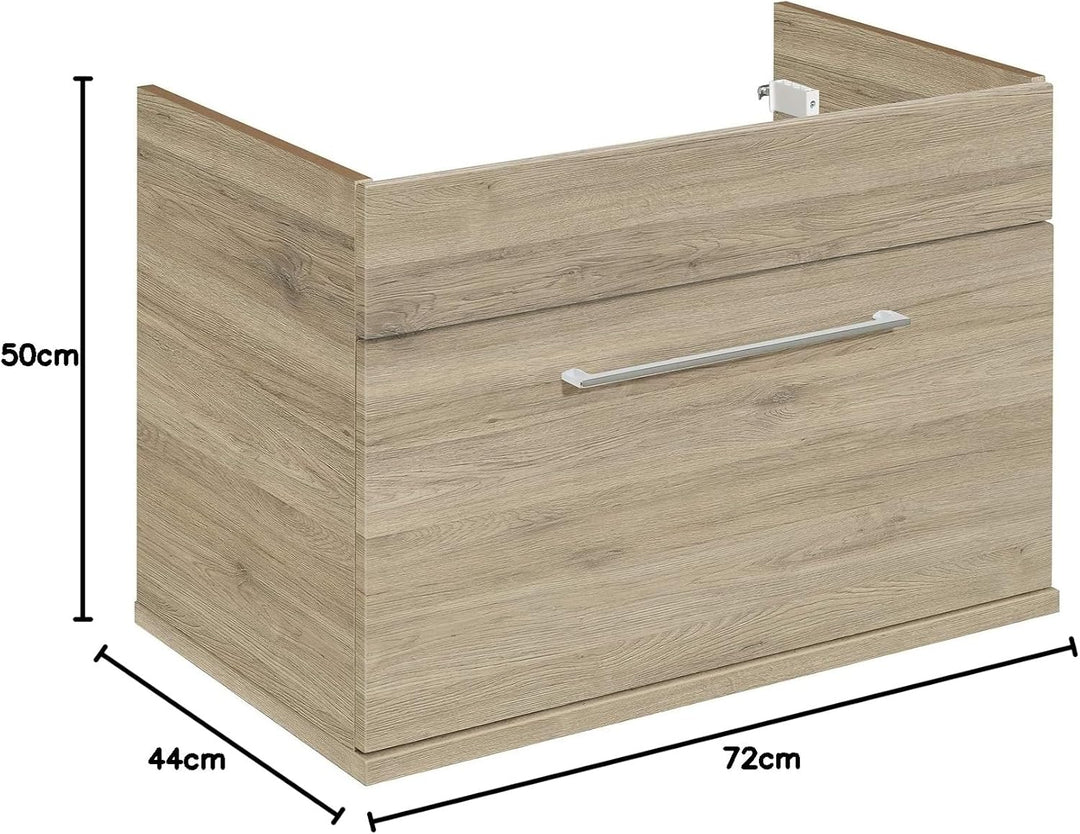 Pelipal Waschtischunterschrank Quickset 313 in Sanremo Eiche Terra quer Nachbildung, 72 cm breit | W