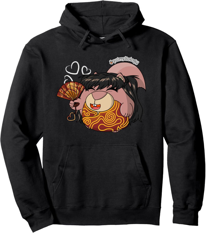 Lustiges Eichhörnchen - niedliches lächelndes Eichhörnchen mit Qipao Pullover Hoodie