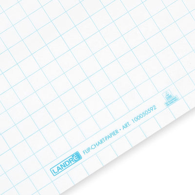 Legamaster 7-153600 Universal Flipchart Triangle Rundfuss, schwarz & Landre Flipchart Papier, karier