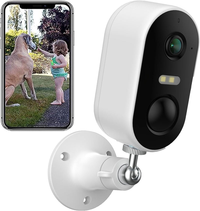 ARENTI Kabellose Sicherheitskamera Aussen, 1080P 2,4G WLAN Akku Überwachungskamera Aussen, IP Kamera