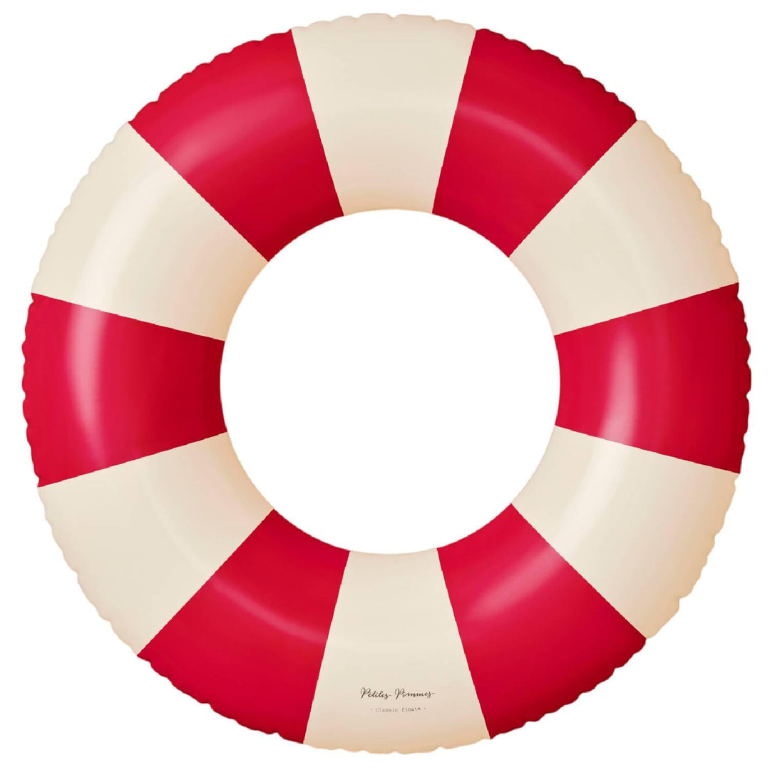 Petites Pommes Pool Inflatable Für Kinder – Robuster Schwimmreifen, Handbedrucktes Klassisches Strei