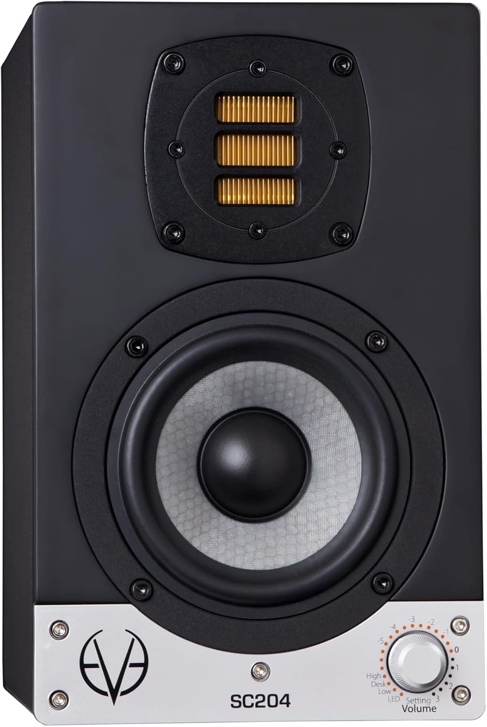 Eve Audio SC204 schwarz Lautsprecher – Lautsprecher (Universal, XLR, Boden, integriert, 10,2 cm (4),