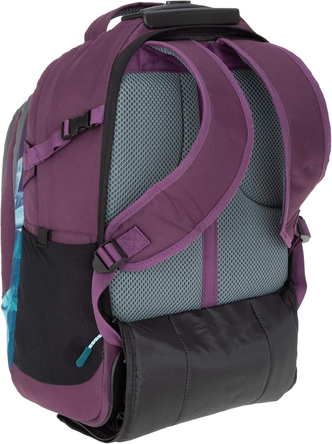 Bestway Schultrolley Mädchen Jungen Trolley Schulrucksack 2 Teile Set Packer Evo + Heftmappe A4 Dark