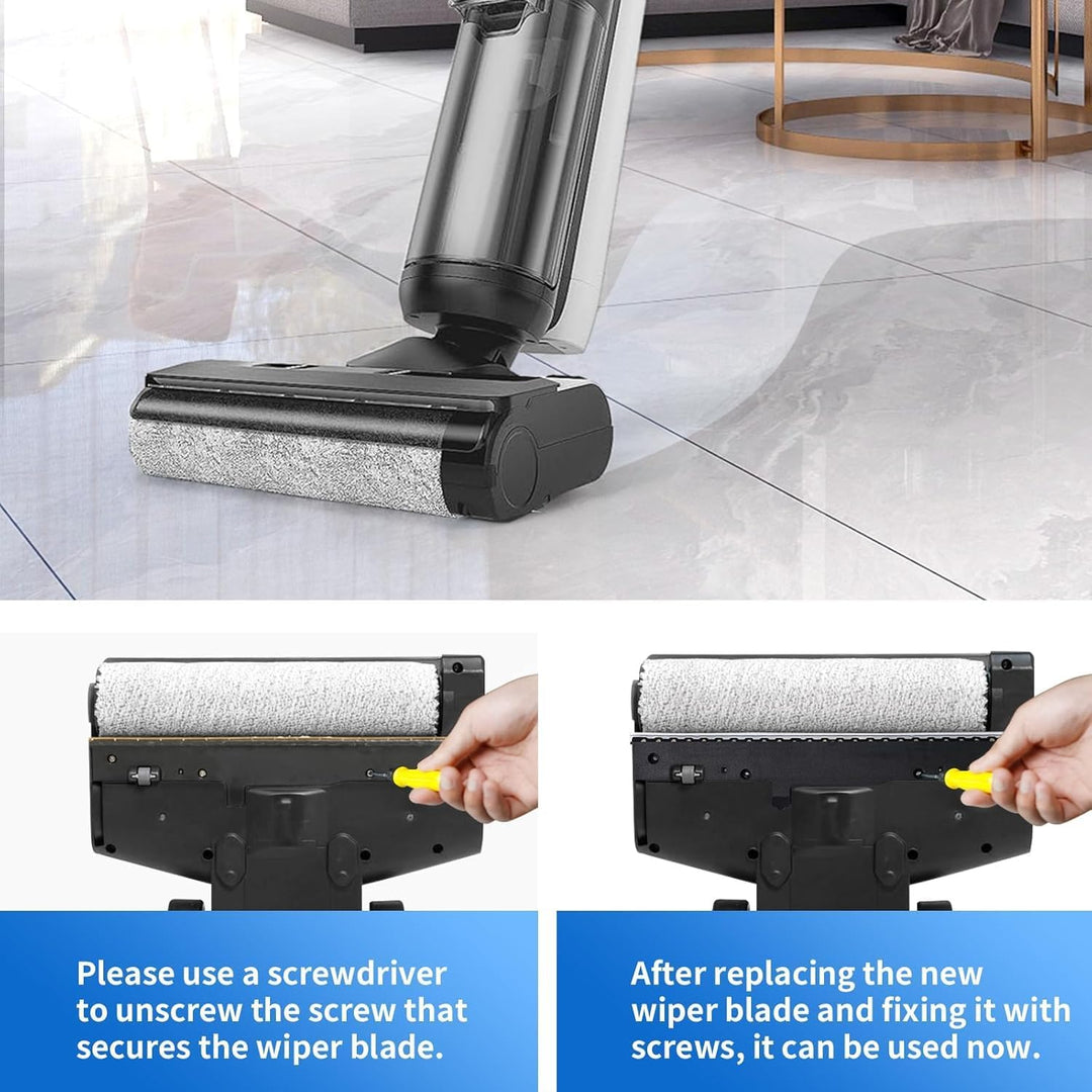 Staubsauger-Ersatzteile Wischerleiste kompatibel mit Tineco Floor ONE S7 PRO schnurlosen Staubsauger