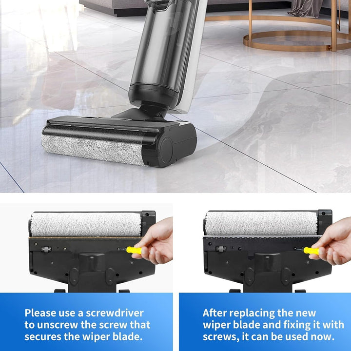 Staubsauger-Ersatzteile Wischerleiste kompatibel mit Tineco Floor ONE S7 PRO schnurlosen Staubsauger