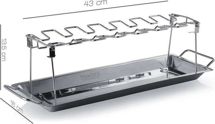 Hähnchenschenkel Halter | LFGB-geprüft (TÜV) | Edelstahl Grill & Backofen Chicken Rack | Spülmaschin