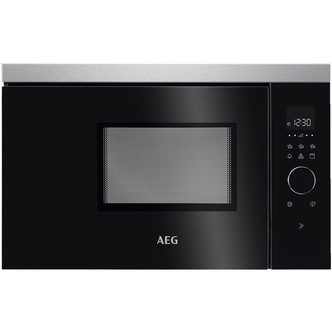 AEG MBB1756DEM 60cm Einbau-Mikrowelle / Touch-Bedienung / Grillfunktion / Display mit Uhr mit Grill