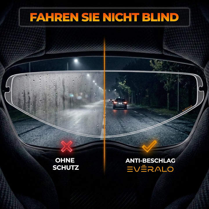 Kompatibel mit Shark Spartan Visier - Skwal - D Skwal - Skwal 2 - Helmvisier Pinlock Ready - Anti-Kr