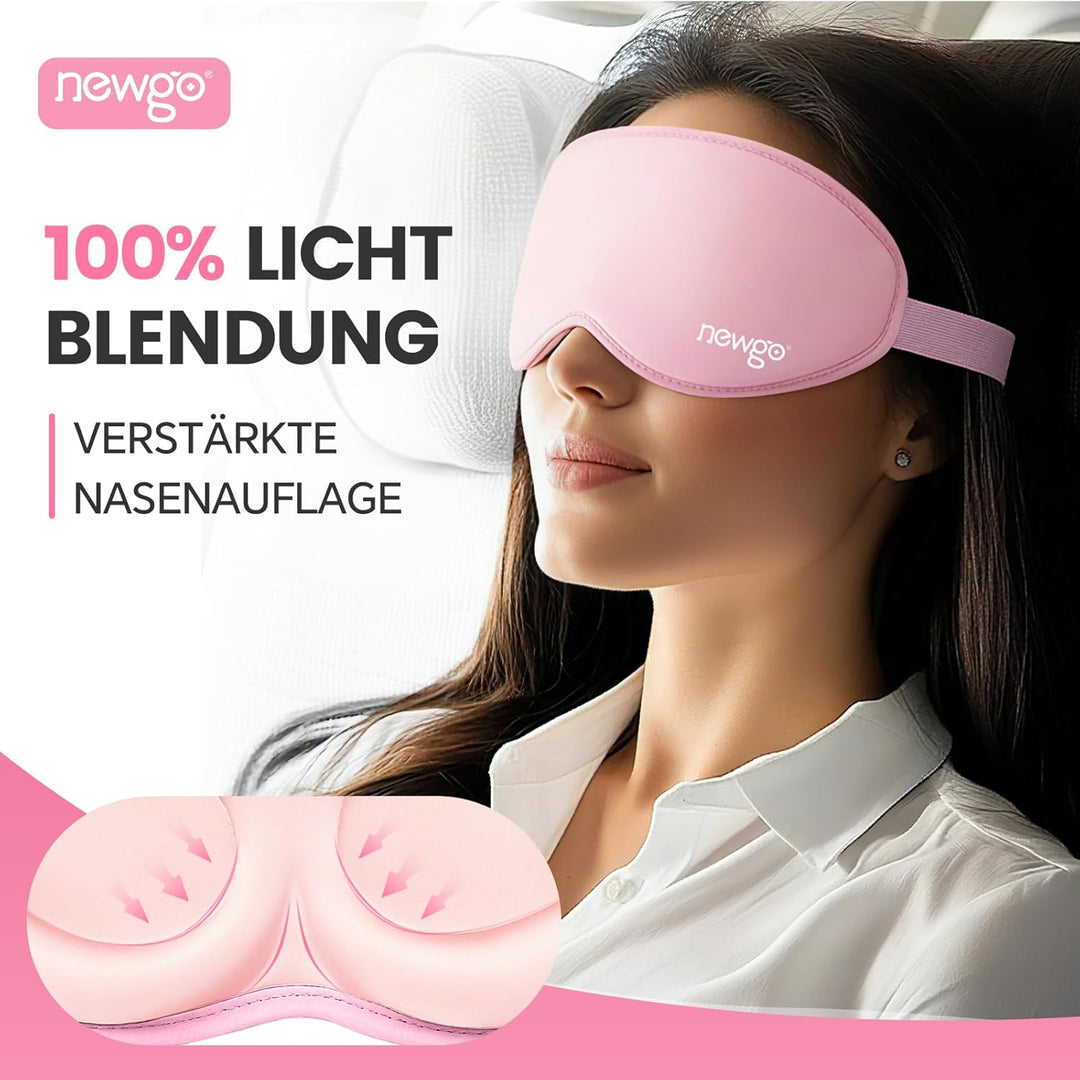 NEWGO 3D Gel-Augenmaske, Kühlende Augenmaske zur Pflege und Erfrischung, bei müden Augen, für kosmet