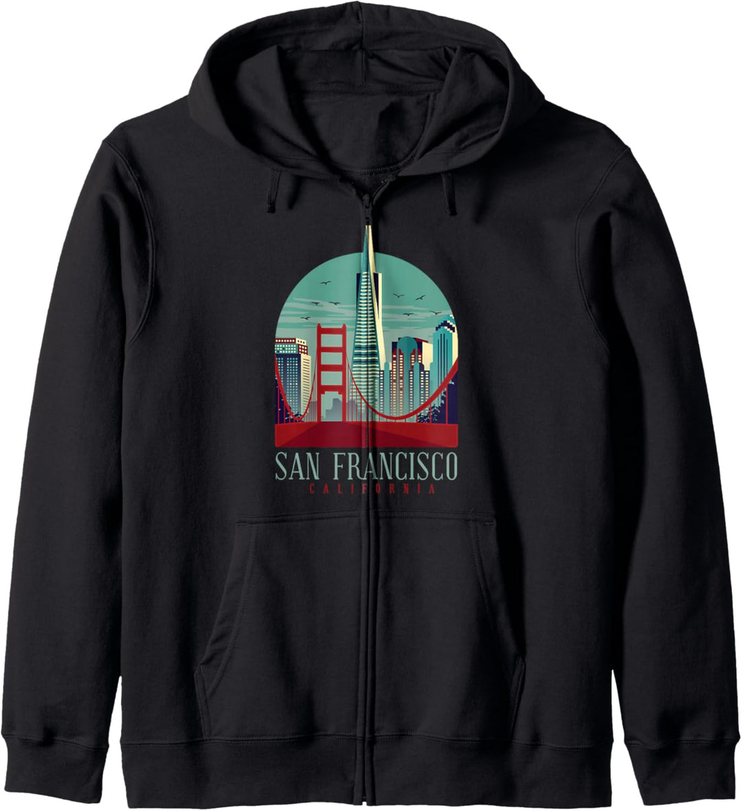 San Francisco Kalifornien Golden Gate Bridge Souvenir Kapuzenjacke