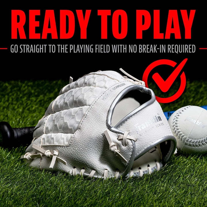 Franklin Sports Kids Baseball Gloves - Meshtek Child's Tball Glove + Ball Set - Boys + Girls Teeball