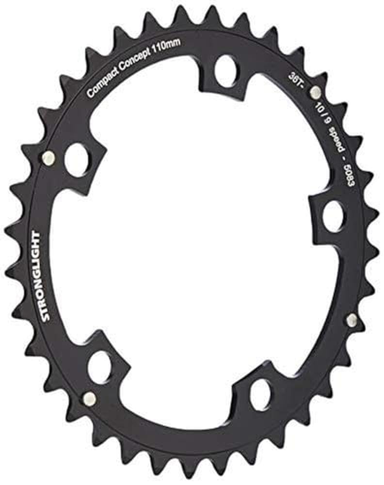 Stronglight Kettenblatt 52 zähne Schwarz, 52 zähne Schwarz
