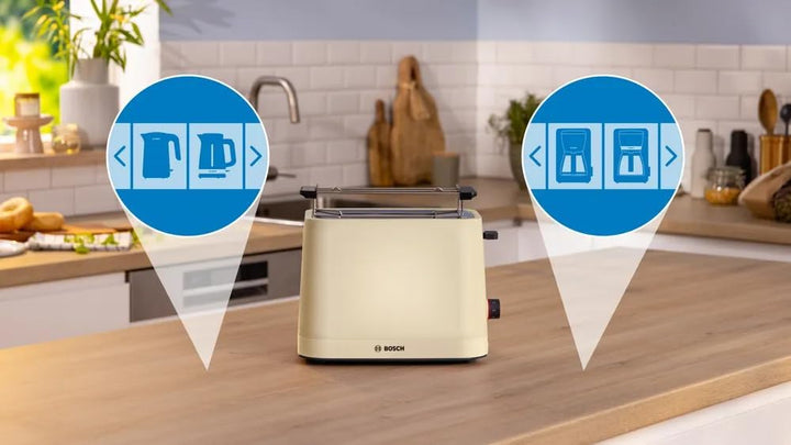 Kompakt Toaster MyMoment Beige TAT3M127
